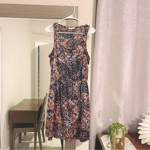 Calvin Klein Brushstroke Lightweight Sleeveless Dress